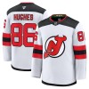 New Jersey Devils Fanatics Premium Jack Hughes 2024-25 Auswärts Weiss Trikot - Herren